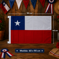 Bandera De Chile 60x90 (cm)