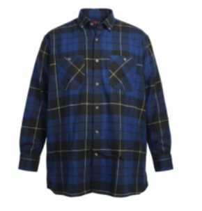 Camisa Cuadrillé (Azul)