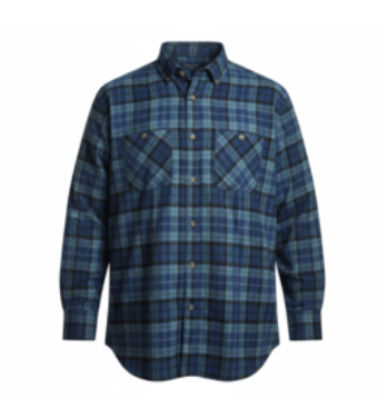 Camisa Cuadrillé (Azul/celeste)