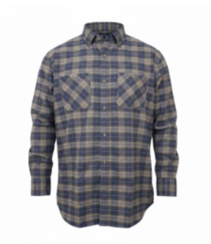 Camisa Cuadrillé (Azul/Gris)