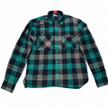 Camisa Cuadrillé Verde Botella