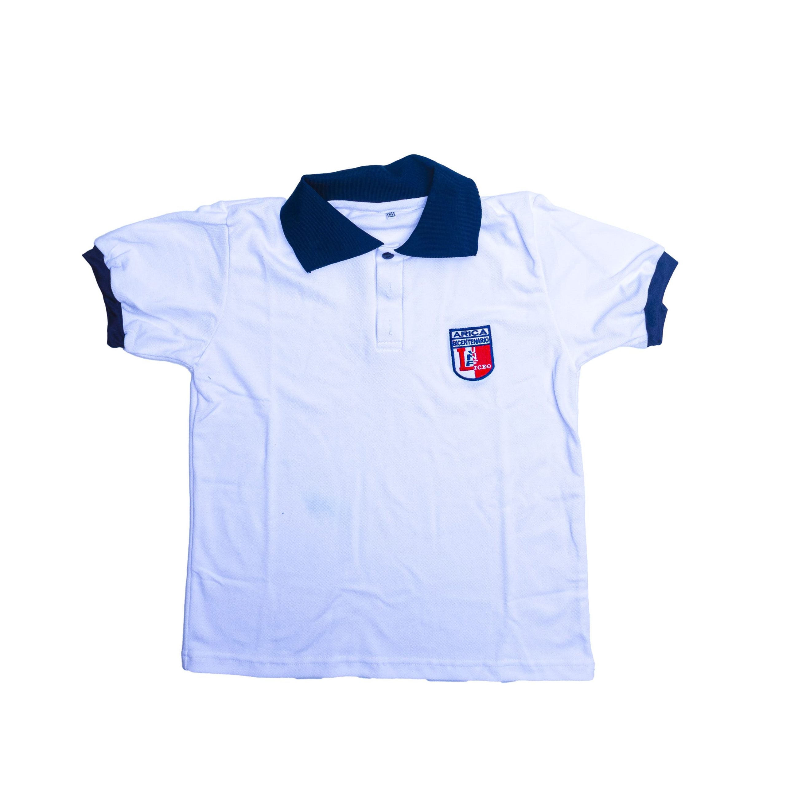 Polera Piqué Liceo Bicentenario Jovina Naranjo Fernández JFN Arica