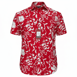 Guayabera (Rojo/Blanco)