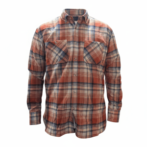 Camisa Cuadrillé (Anaranjado)